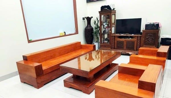 Tham khảo mẫu bàn ghế từ gỗ nguyên khối