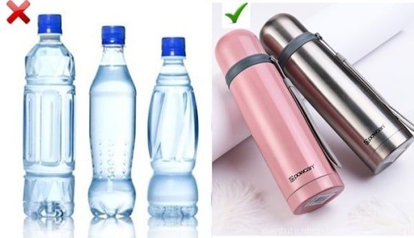 Bình nước cá nhân thay thế chai nhựa dùng một lần