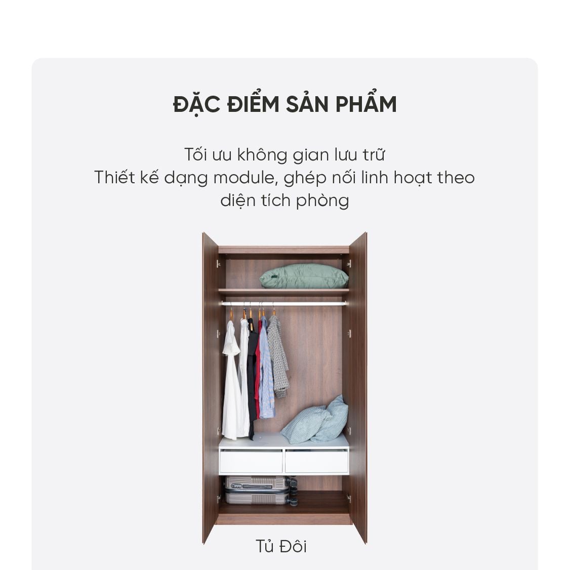 tủ quần áo vienna 4 cánh không tay nắm