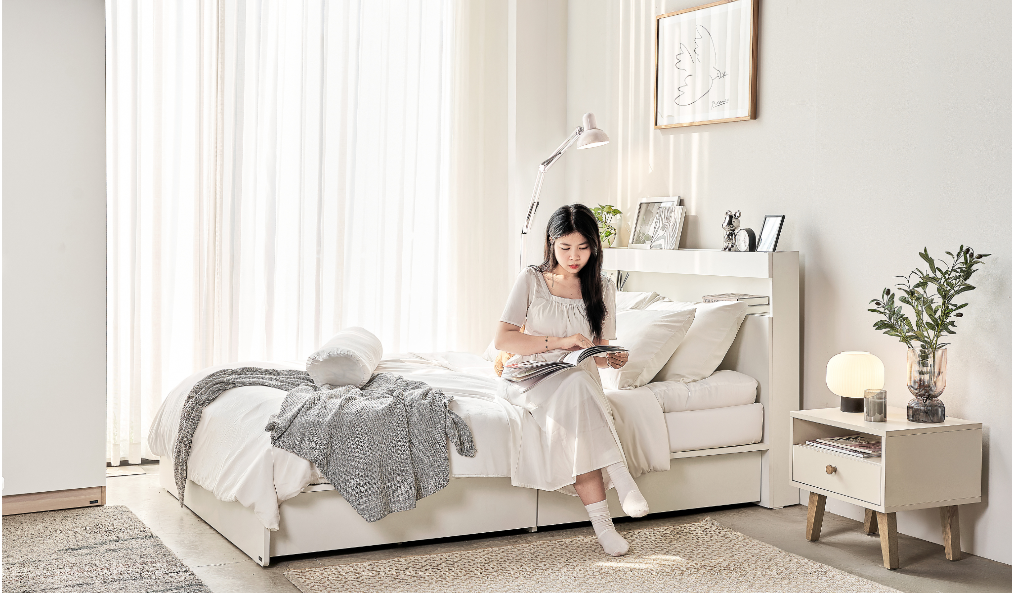 giường có hộc vienna