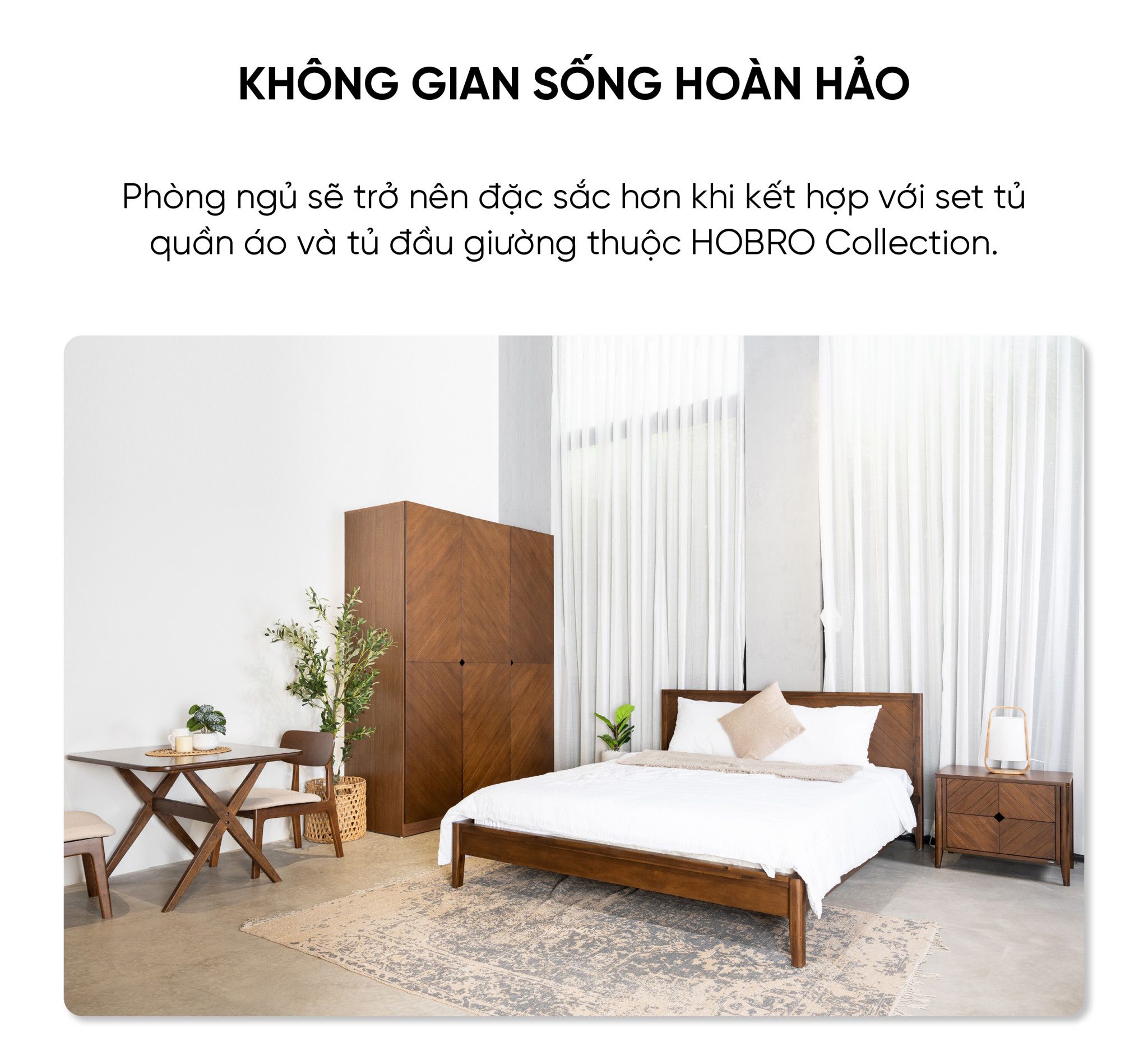 giường gỗ HOBRO