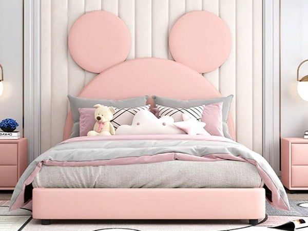 Mẫu giường ngủ cho bé gái thiết kế đẹp