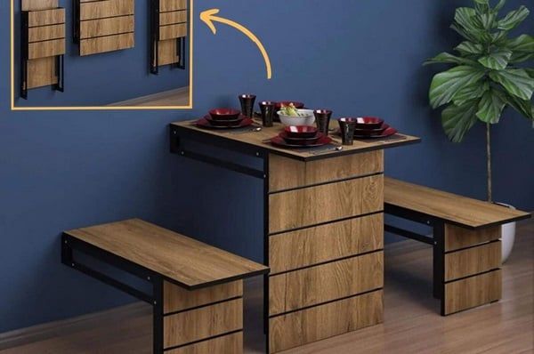 Bàn gấp gỗ cao cấp