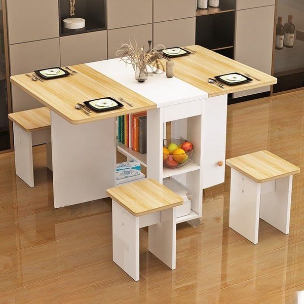 Bàn gấp gỗ công nghiệp hiện đại