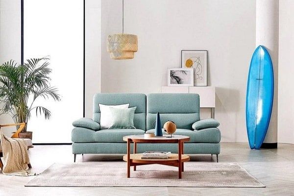 Bàn ghế gỗ kết hợp đệm rời