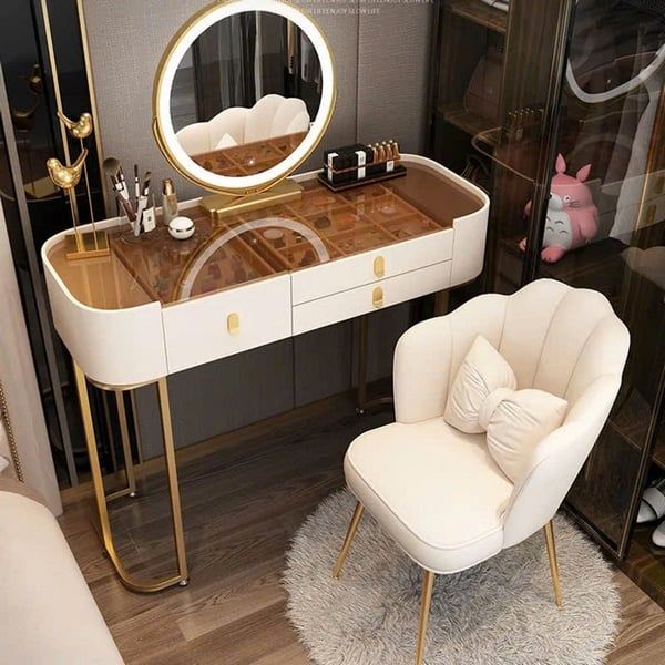 Bàn phấn Hàn Quốc kèm đèn led