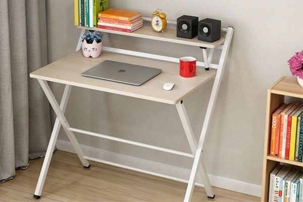 Bàn treo tường kết hợp kệ sách