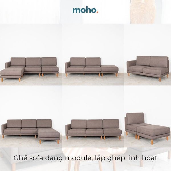 Bộ ghế sofa MOHO LANGO lắp ghép linh hoạt