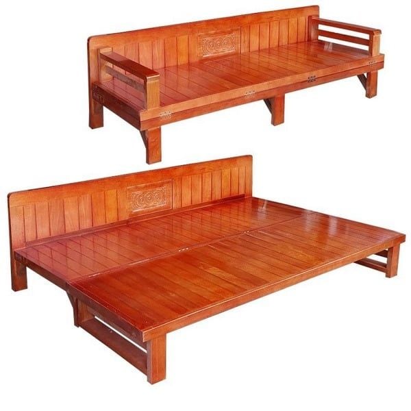 Cấu tạo của giường gấp gỗ