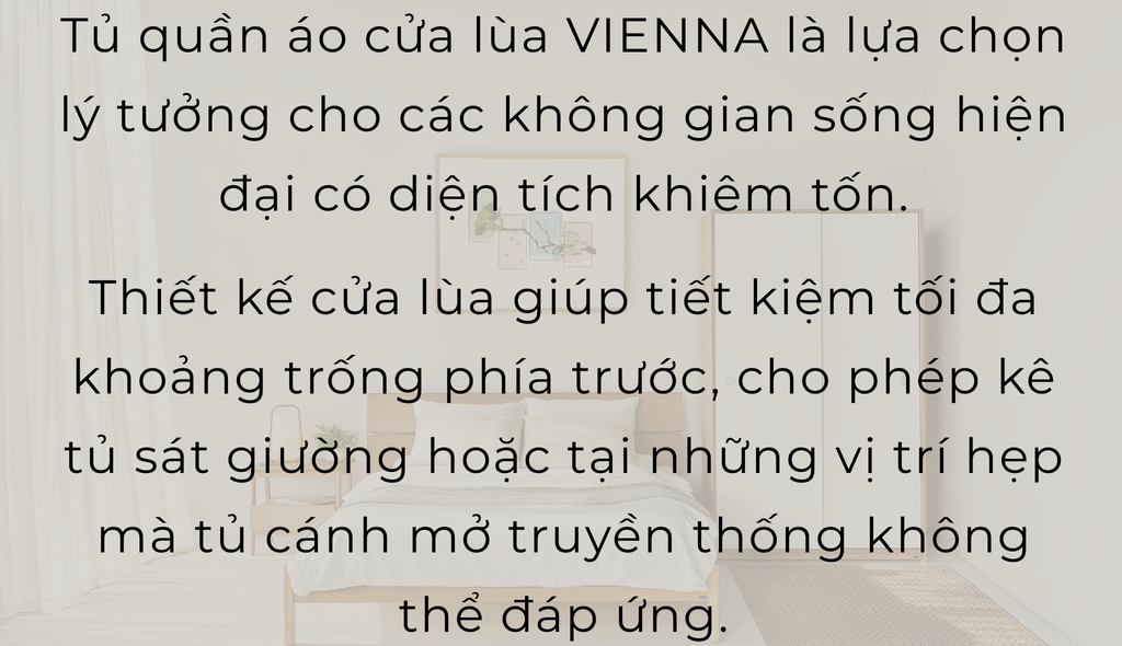 tủ quần áo cửa lùa 1m2 VIENNA