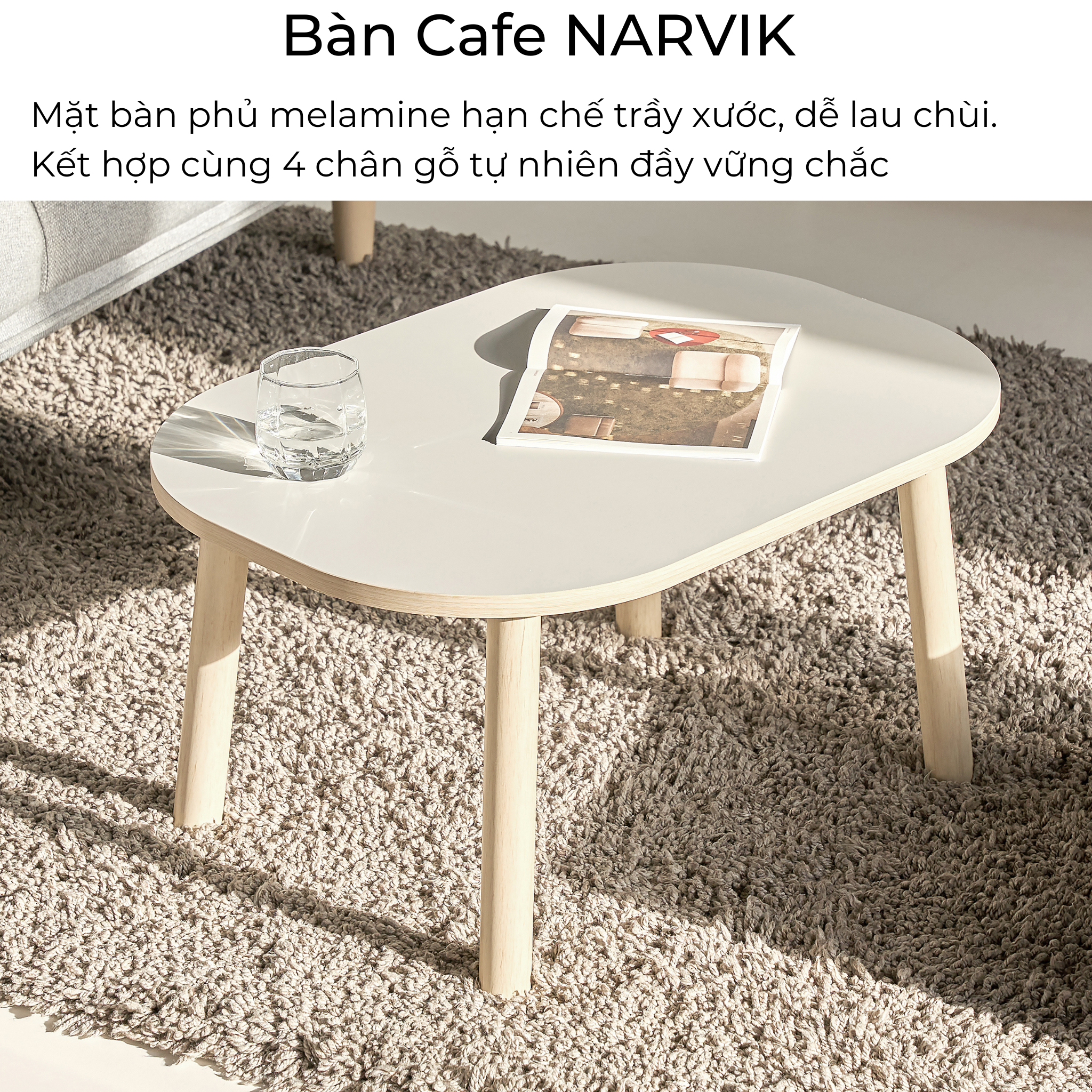 Nội dung sản phẩm combo phòng khách narvik