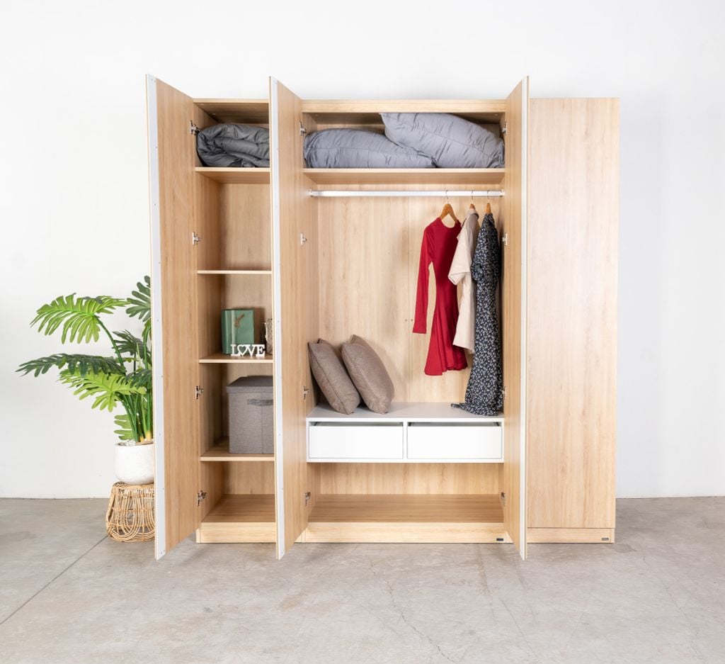 tủ quần áo gỗ công ngiệp có bền không