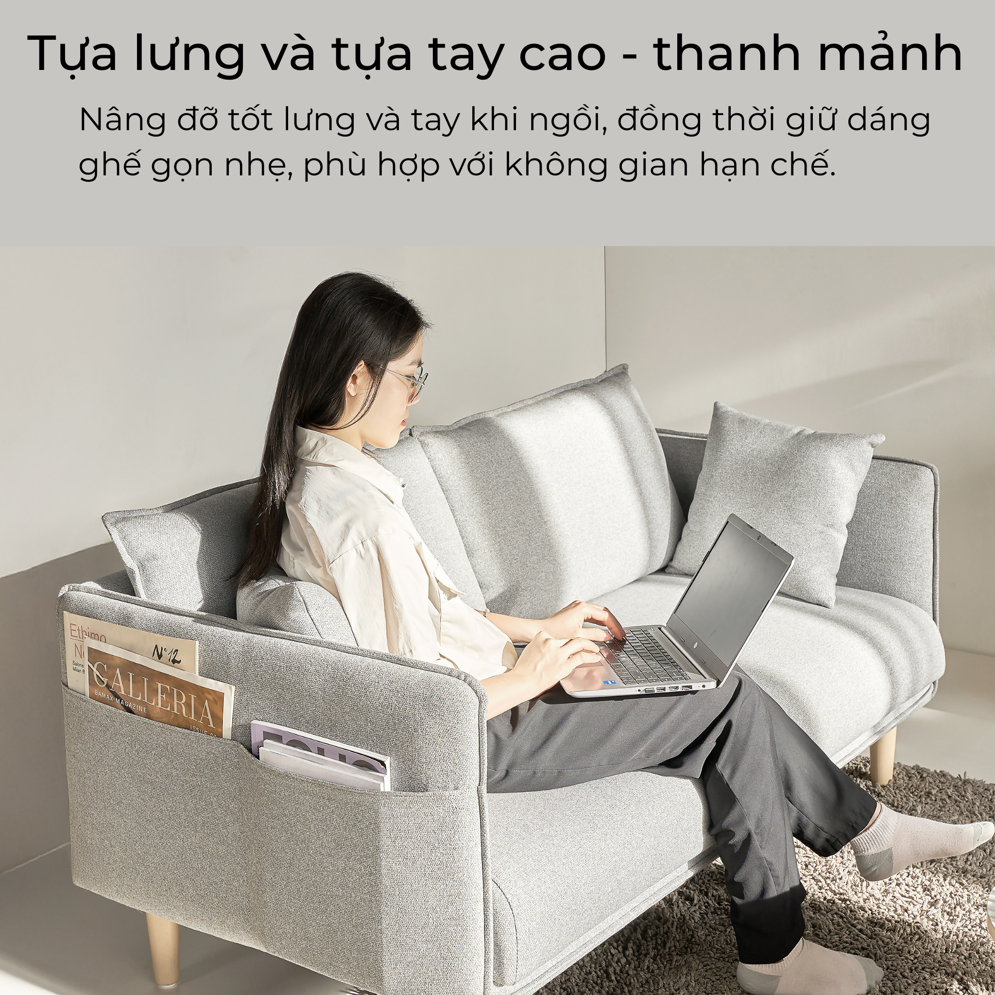 ghế sofa 1m6 narvik