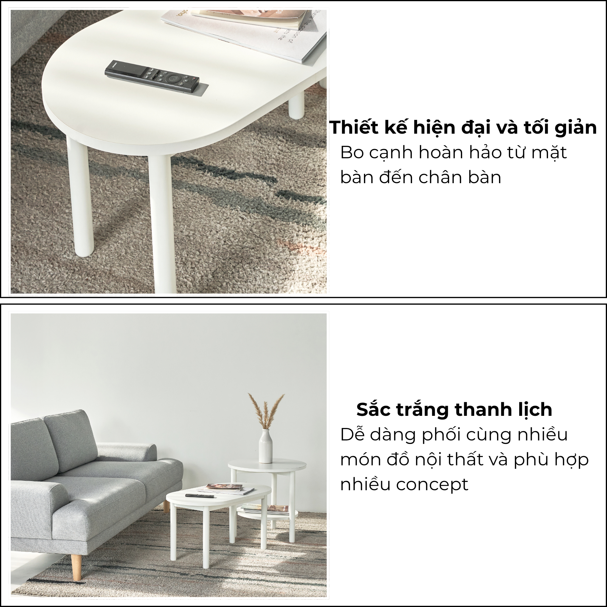 set bàn sofa kline