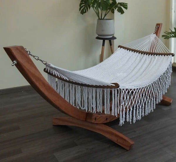 Giường võng rộng rãi, thoải mái