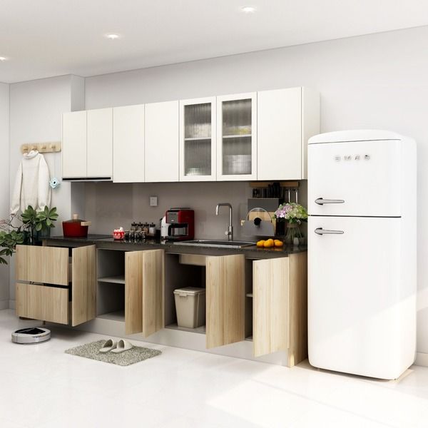 Sản phẩm tủ bếp thiết kế hài hòa tạo không gian bếp ấm cúng