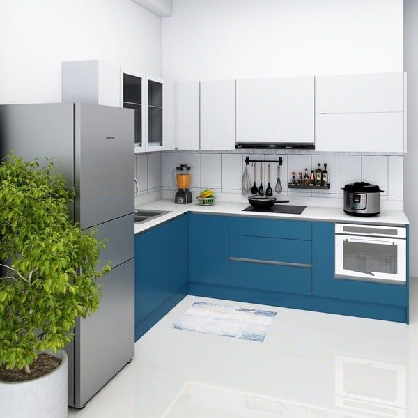 Màu sắc của tủ bếp chữ L hợp mệnh