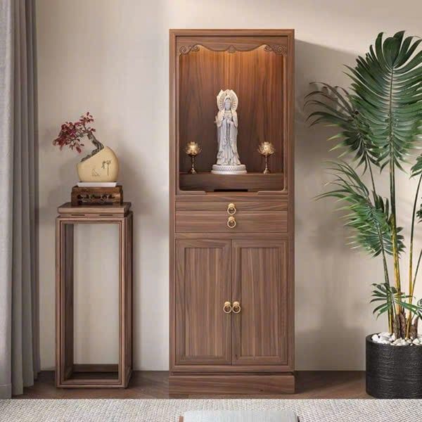 Mẫu tủ thờ có 2 tầng hiện đại, tinh tế