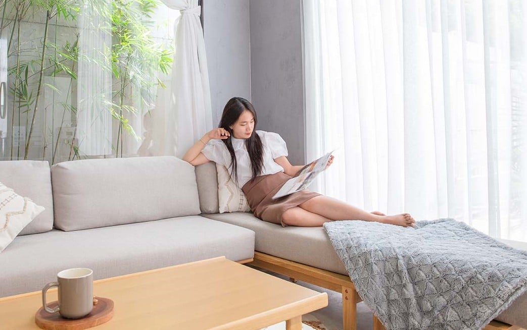 Ghế sofa kết hợp cùng sofa góc