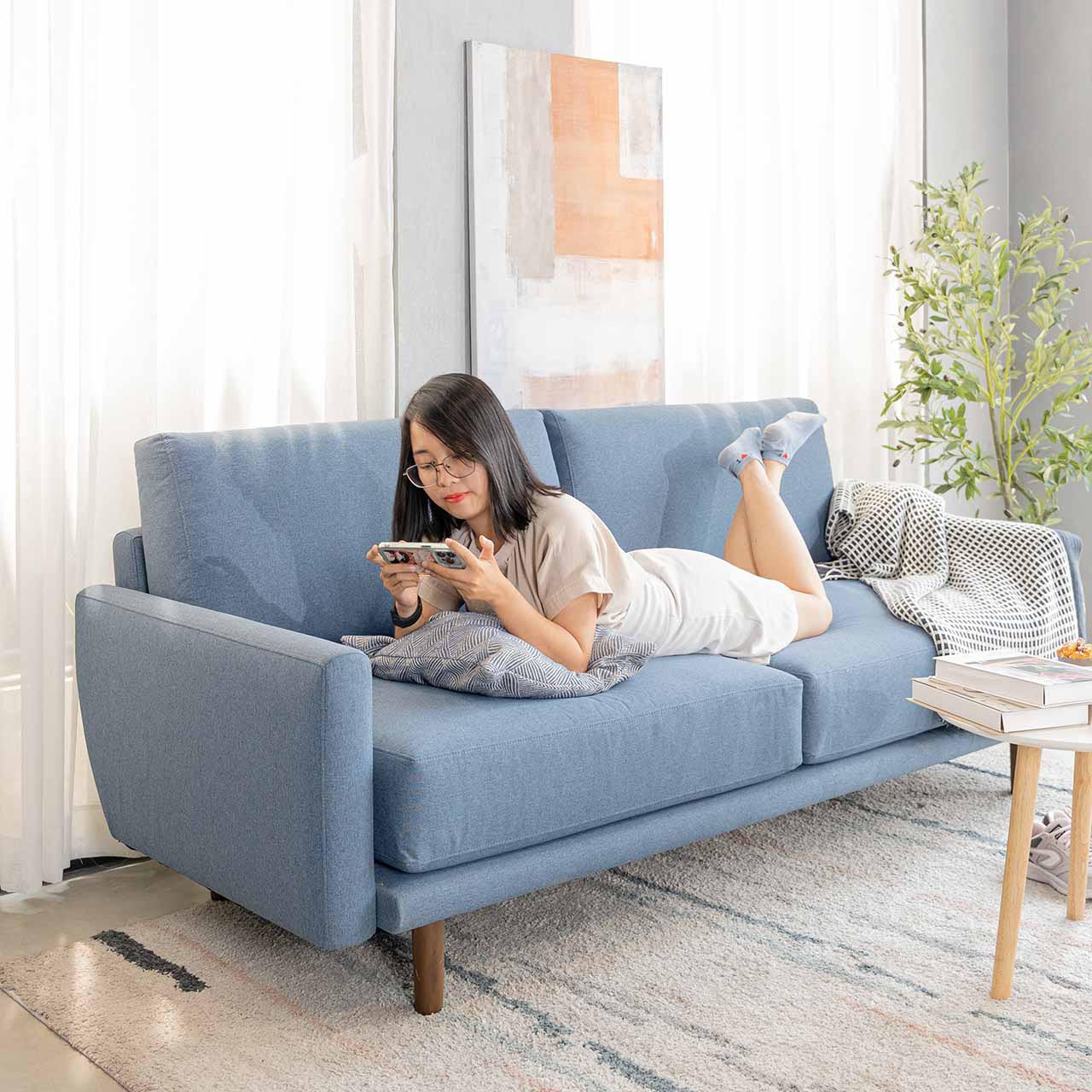 Ghế Sofa Gỗ Cao Su Tự Nhiên MOHO FREDERICIA 601 đẹp hiện đại 1
