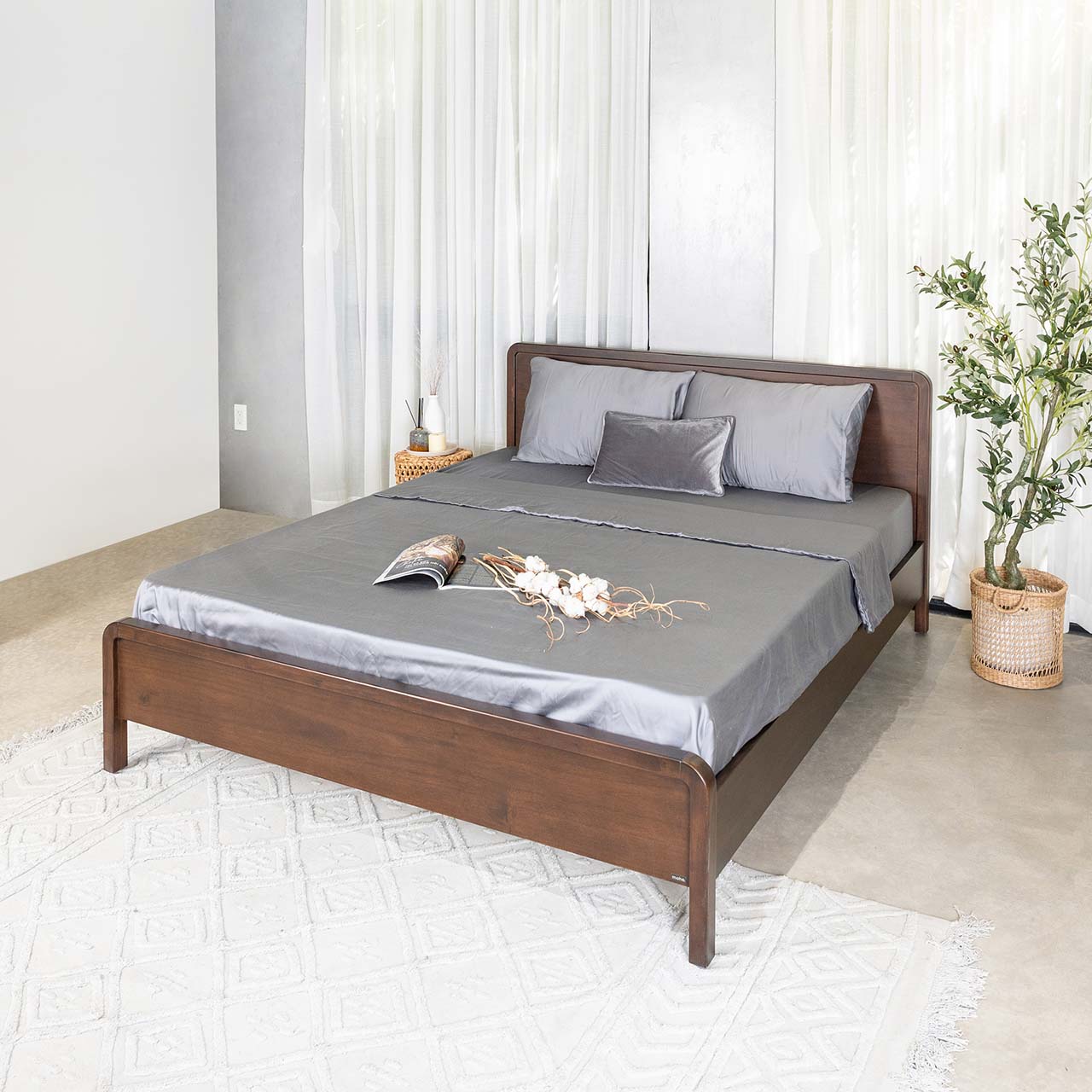 Giường Ngủ Gỗ Tràm MOHO DALUMD 301 8