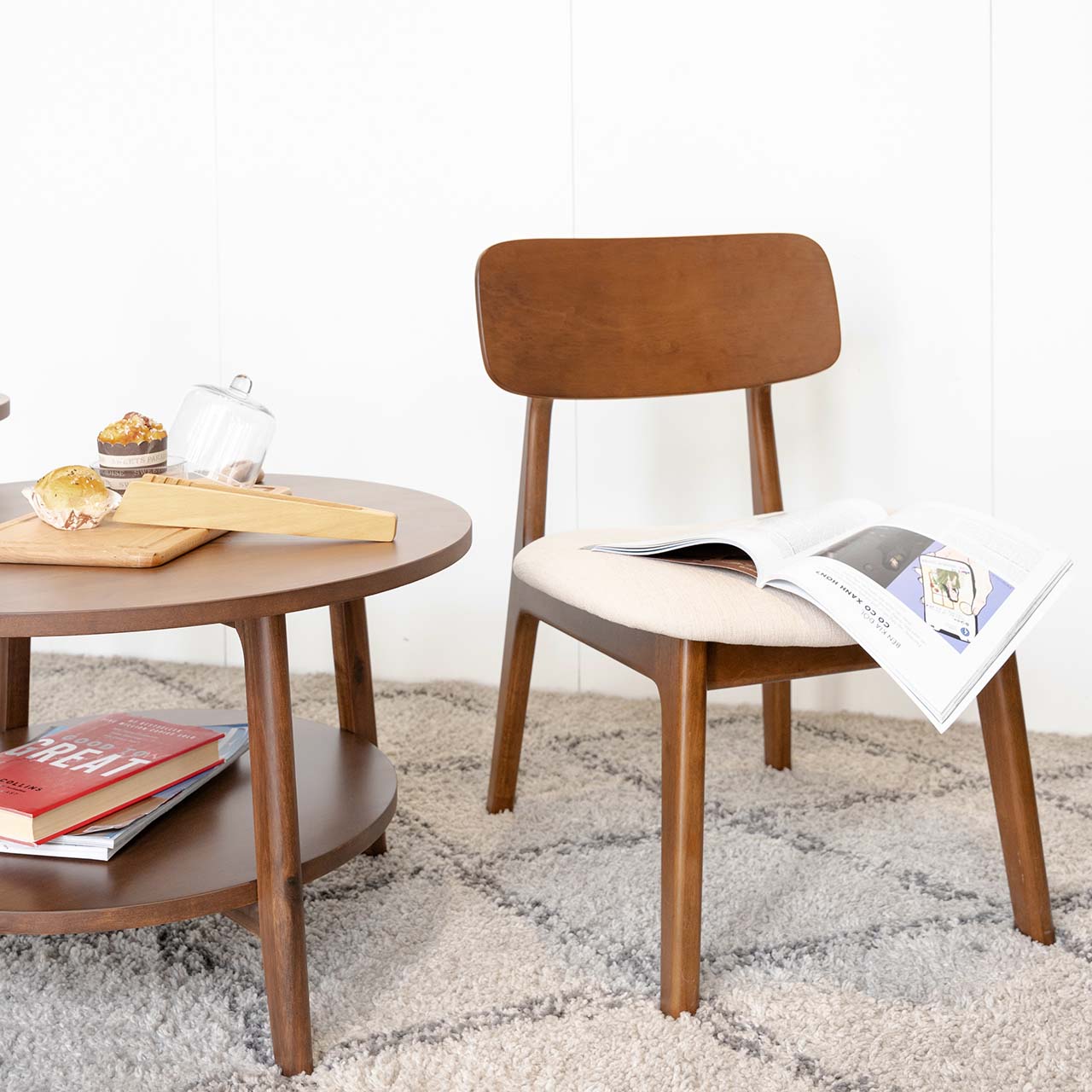 Set 2 Bàn Sofa – Bàn Trà Tròn Gỗ MOHO OSLO 901 14