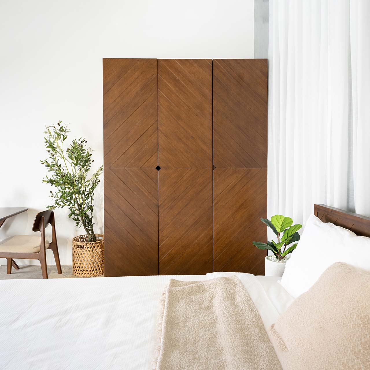 Tủ quần áo gỗ HOBRO 2 cánh