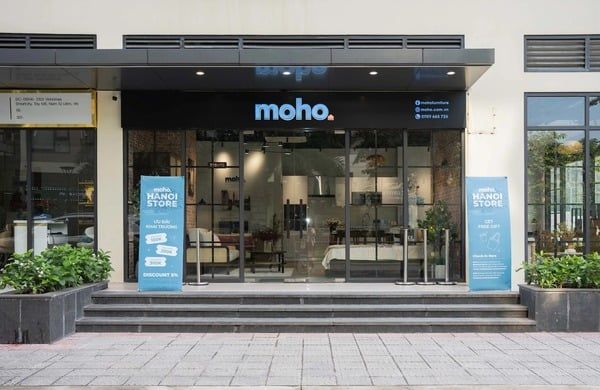 Showroom Nội Thất MOHO với không gian trưng bày rộng lớn