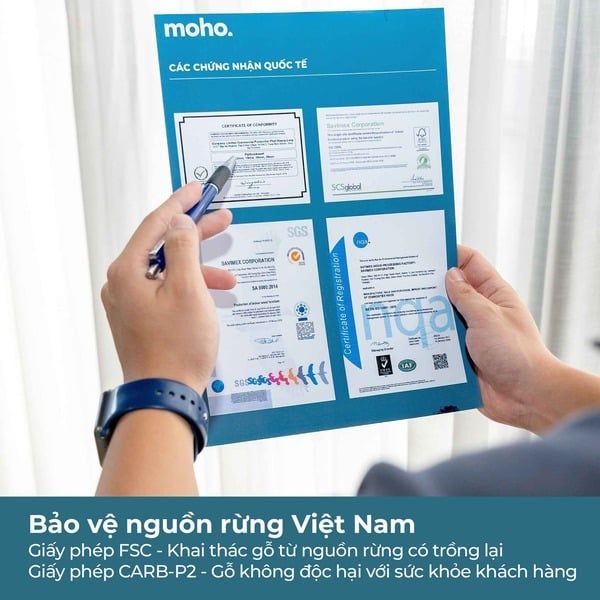 Nội Thất MOHO đi đầu trong sản xuất bền vững