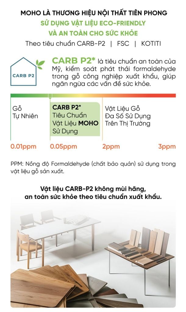tiêu chuẩn an toàn cho sức khỏe CARB P2