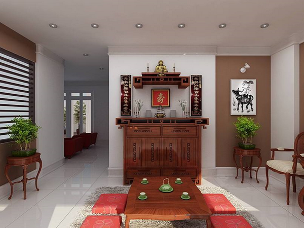 Xác định hướng phòng khách