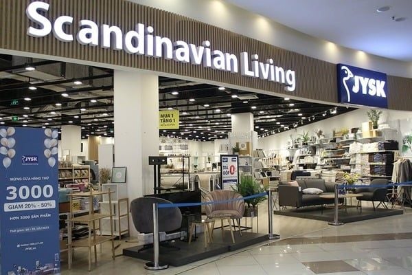 Không gian trưng bày nội thất phong cách Bắc Âu tại JYSK