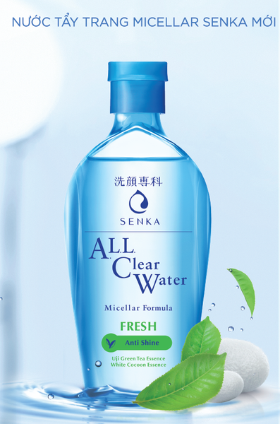 Nước Tẩy Trang Senka Fresh Anti Shine 230g