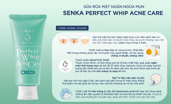 Senka Whip Acne Care 100g