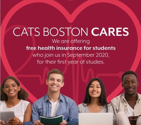 CATS ACADEMY BOSTON - ưu đãi 1.999 đô phí bảo hiểm cho học sinh đóng đặt cọc trong tháng 5.2020