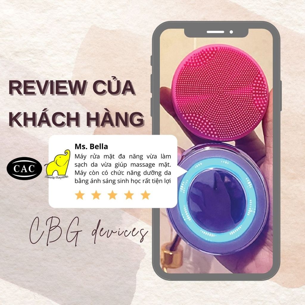 [FEEDBACK] MÁY RỬA MẶT MASSAGE ĐA NĂNG 𝐂𝐁𝐆 😍