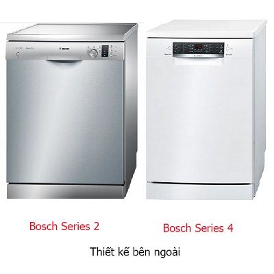 Top 5 điểm khác nhau giữa 2 dòng máy rửa bát Bosch Series 2 và Series 4