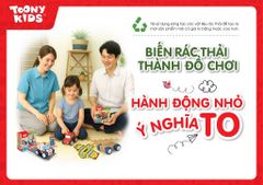 MỘT MÓN ĐỒ CHƠI TÁI CHẾ – MỘT HÀNH ĐỘNG VÌ MÔI TRƯỜNG XANH