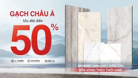 Tậu gạch Châu Á giảm đến 50% 