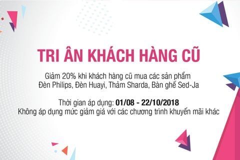 Mừng tháng sinh nhật - Tri ân khách hàng cũ giảm 20%