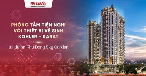Thiết bị vệ sinh Karat Kohler tại dự án Phú Đông Garden