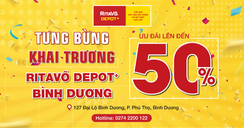 Tưng bừng khai trương RITA VÕ DEPOT+ BÌNH DƯƠNG