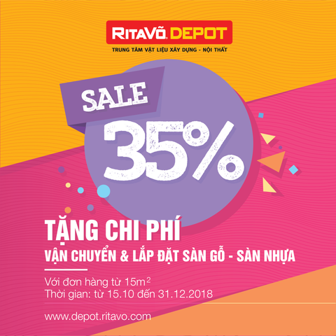 Tặng phí vận chuyển + lắp đặt sàn gỗ/ sàn nhựa