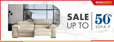 Khuyến mãi GIẢM GIÁ 50%+ cho sofa và nội thất