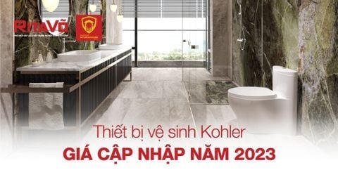 Thiết bị vệ sinh Kohler giá cập nhập năm 2023