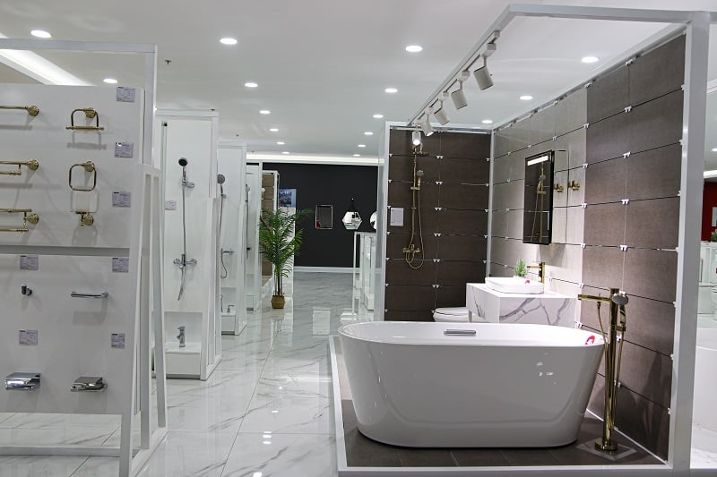 Bồn tắm từ vật liệu sứ, aryclic