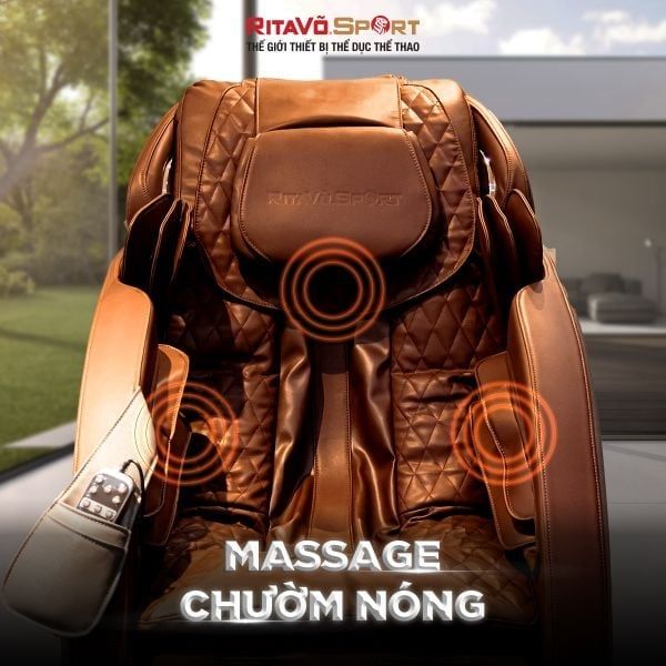 massage chườm nóng