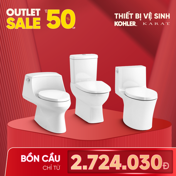 outlet sale bồn cầu