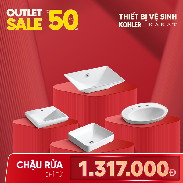 outlet sale chậu rửa