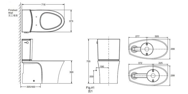 Thanh trượt treo vòi sen KOHLER STATEMENT K-26314T-CP